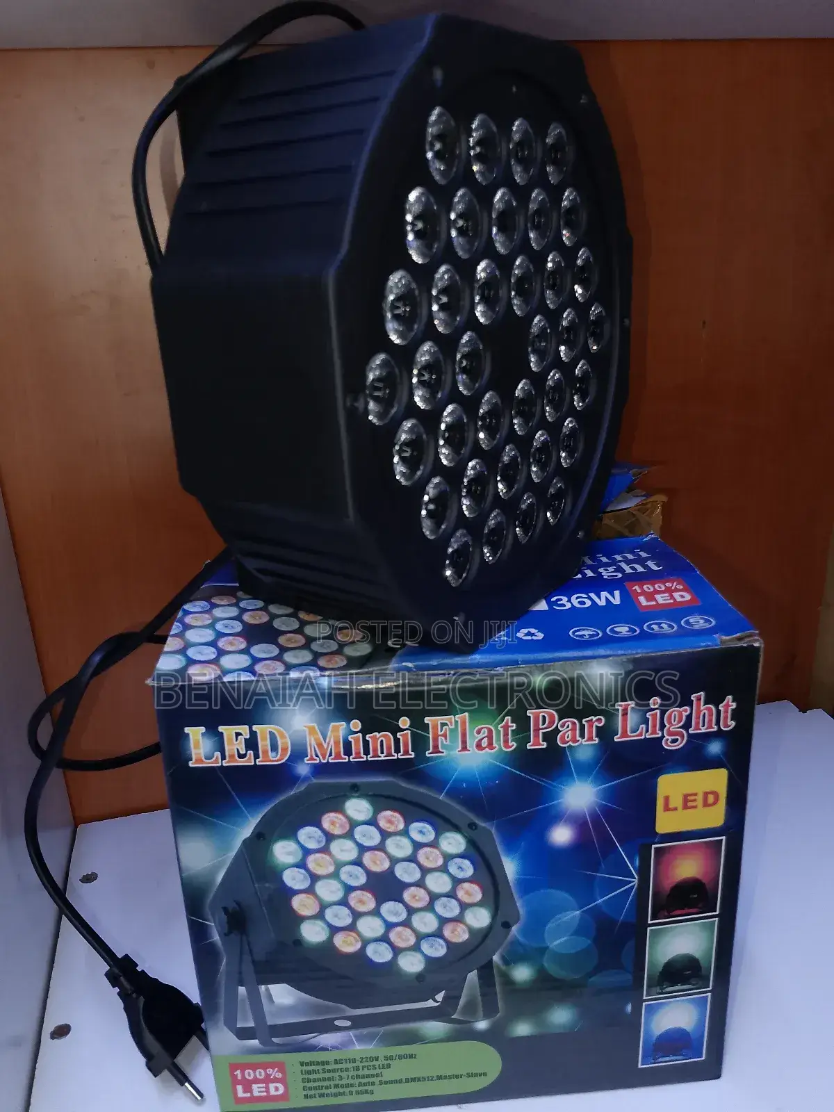 Stage Light Led Mini Flat Par Light (Rgb)
