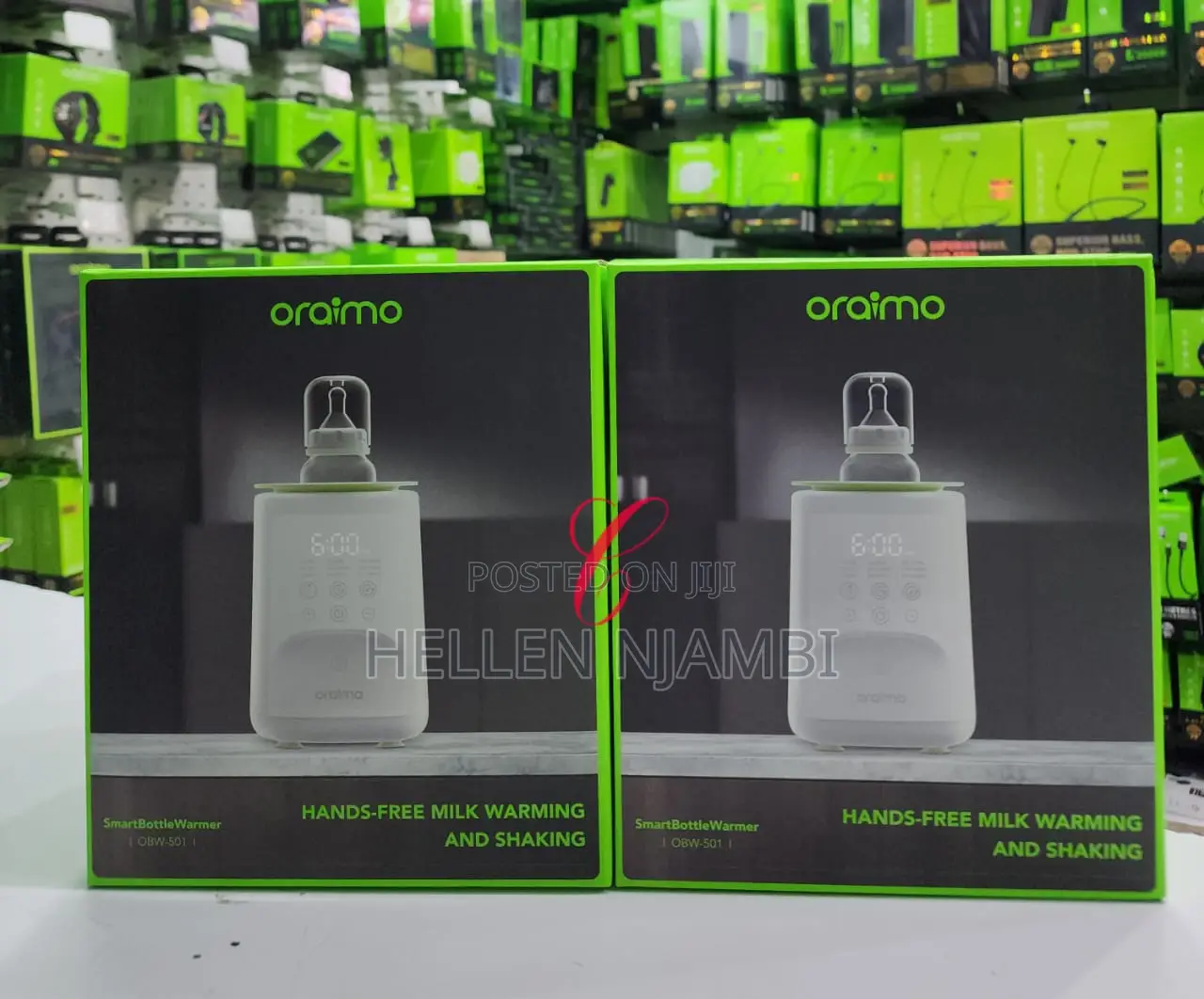 Oraimo Smart Bottle Warmer Obw-501 3-in-1 Hands Free Baby Milk Bottle