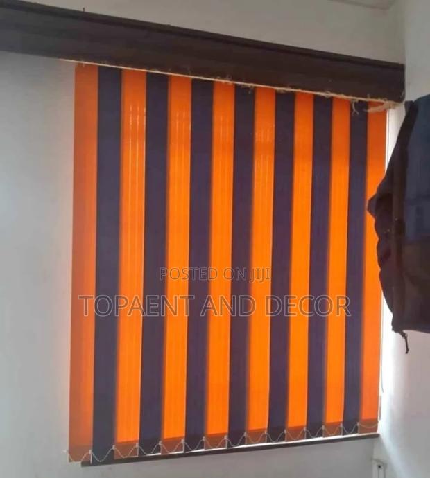 Premium Fabric Vertical Window Blinds for Living Spaces - main view