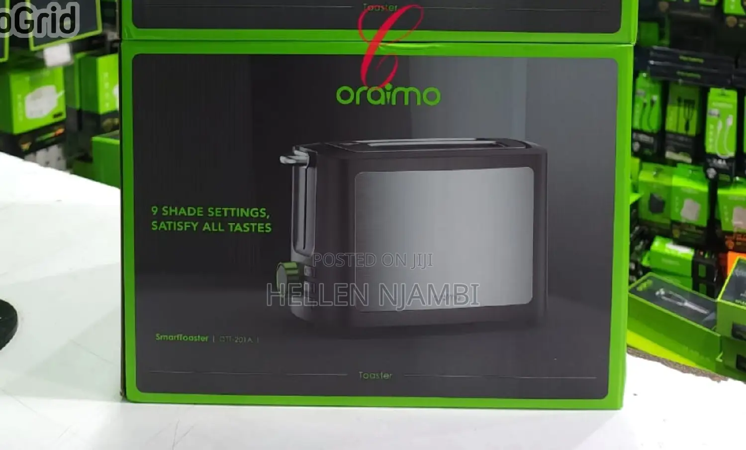 Oraimo Smarttoaster 950w 9-Shade 3-in-1 Toaster