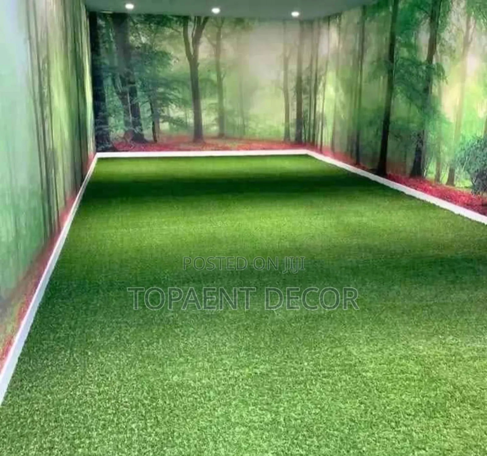 A Lush Look Indoor and Outdoor Artificial Green Grass Carpet
