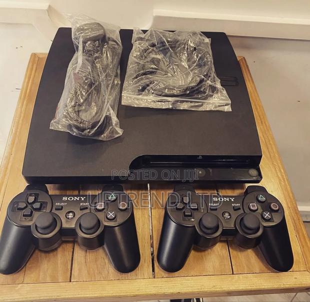 Two Pads Sony Playstation 3 Loaded With Games - main view