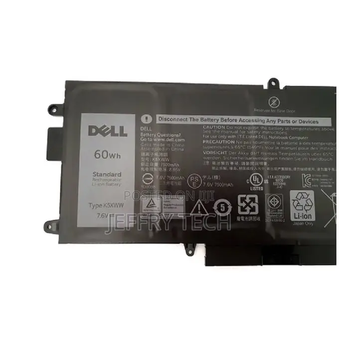 Dell Latitude 5289 -in-1 K5xww Laptop Battery