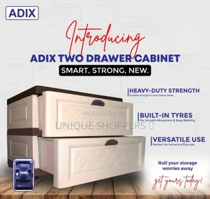 Adix 2 Drawer Cabinet
Perfect for Organizing Your Home Office.