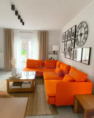 Orange Modern and Comfortable Sofas