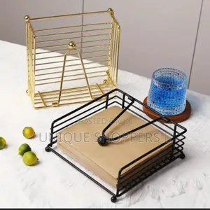 Flat Metal Napkin Holder Square (Multipurpose Use) Available In,