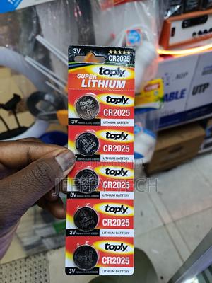 5pcs Cr2025 3v Battery Watch Remote Button Cell Cr 2025 Batteries - thumbnail 2