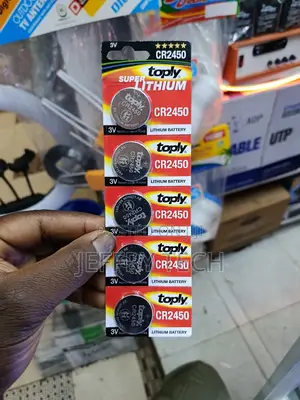 Toply 5pcs Cr2450 3v Super Lithium Battery Li Button Coin Car Cell Hig
