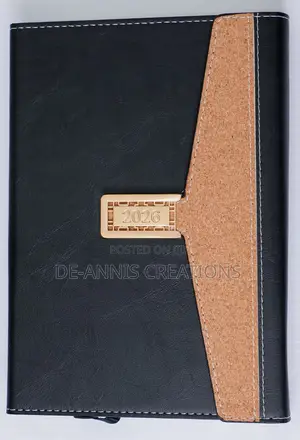 A5 2026 Diaries Black With Cork
