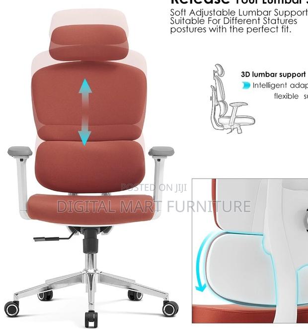 Office Chair: Orange Smart Simple Office Chair - main view