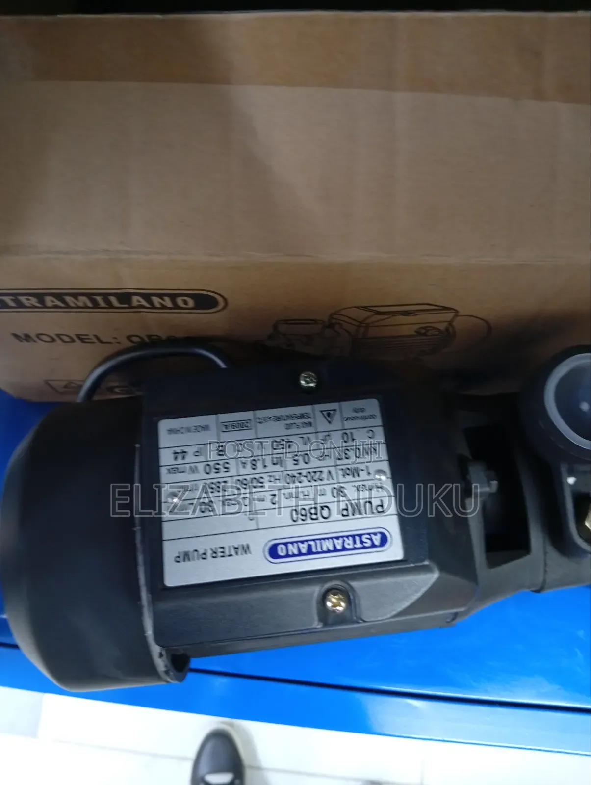Astramilano Electric Motor Pump