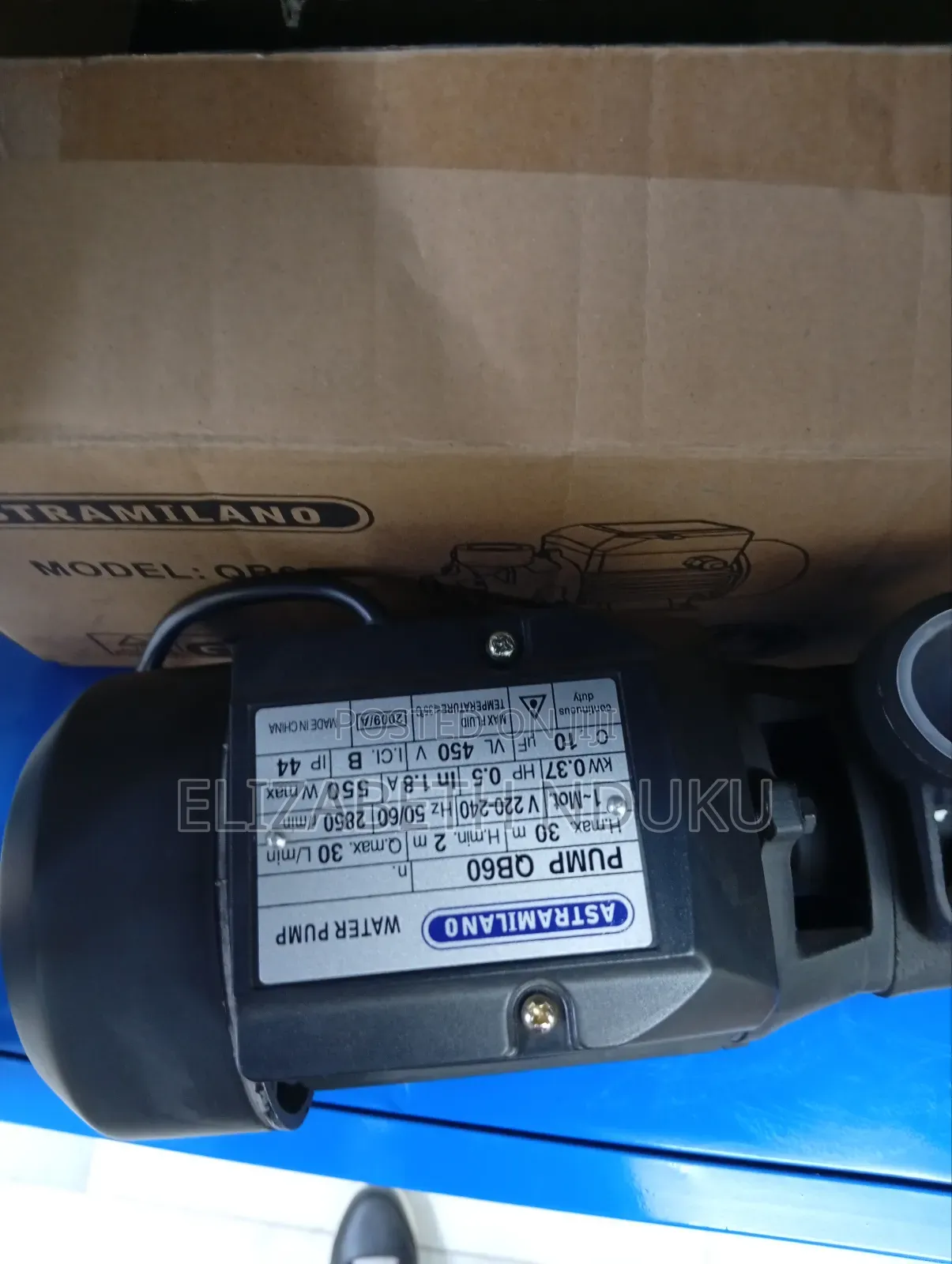 Electric Motor Pump Engine (Astramilano)