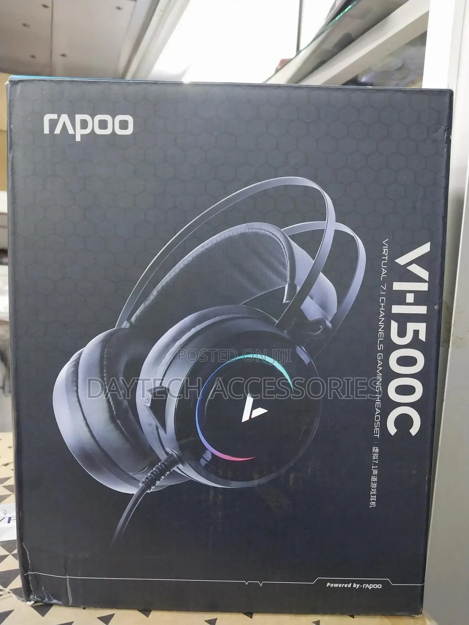 Gaming Headset Rapoo Vh500c With Virtual 7.1, RGB Led