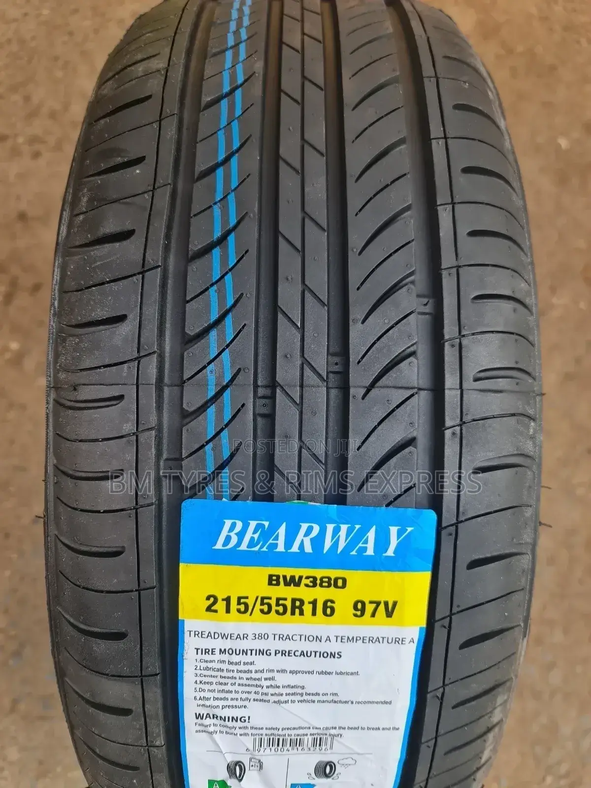 215 /55 R16 Bearway Tyres (Bw380)