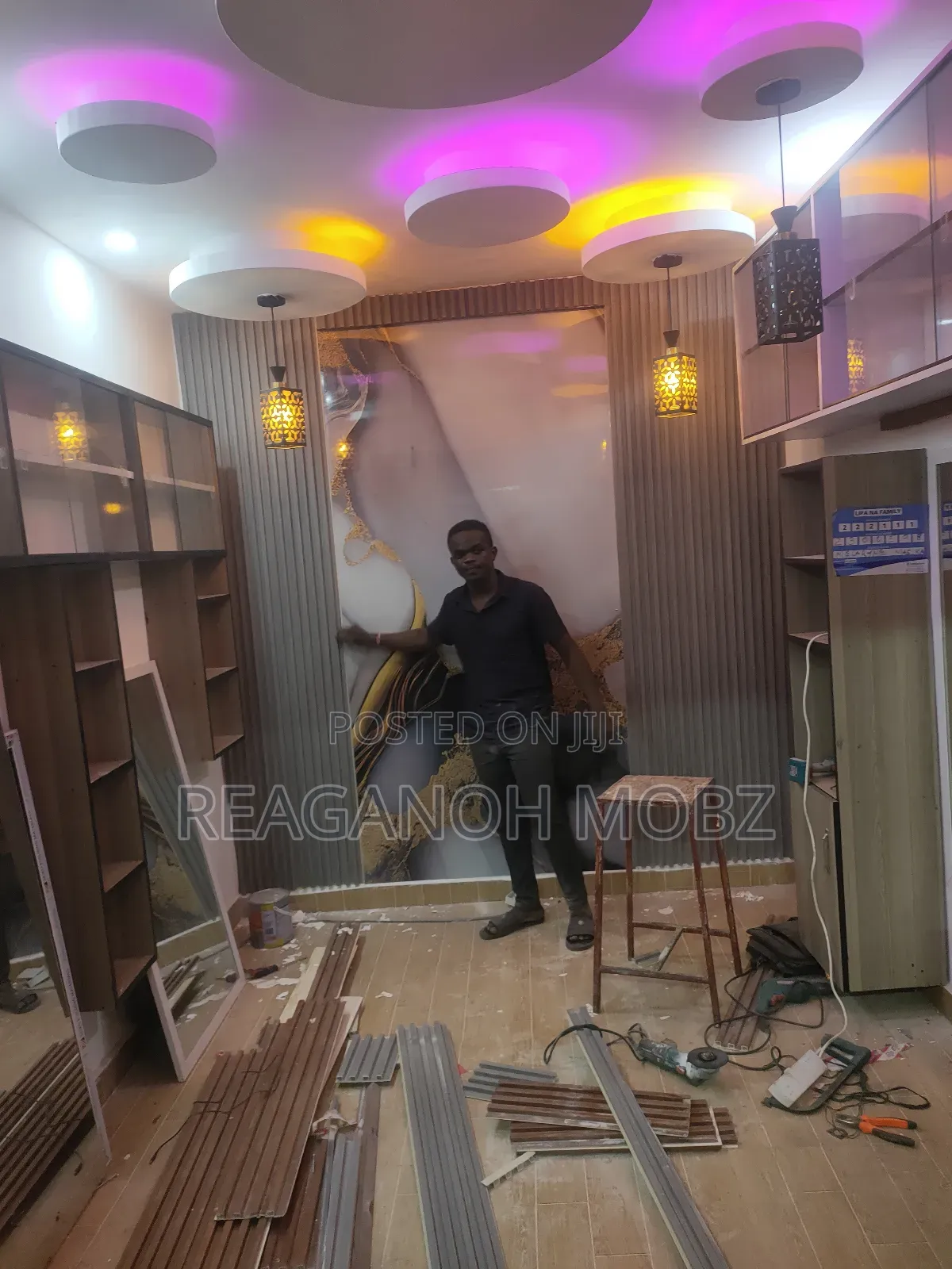 Interior Decors and Tv Cabinet