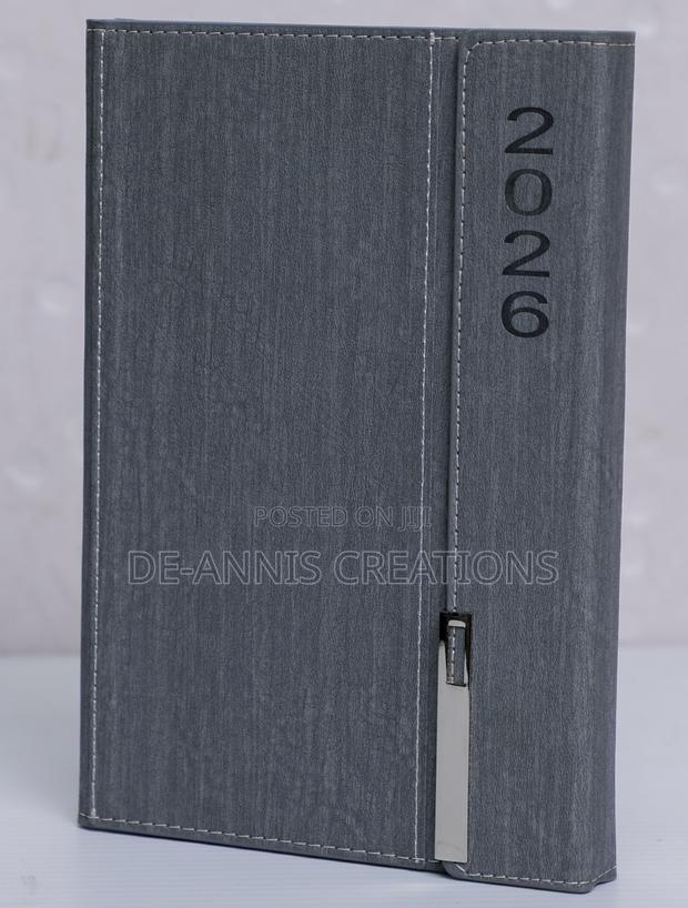 Exclusive Grey A5 2026 Diaries - main view