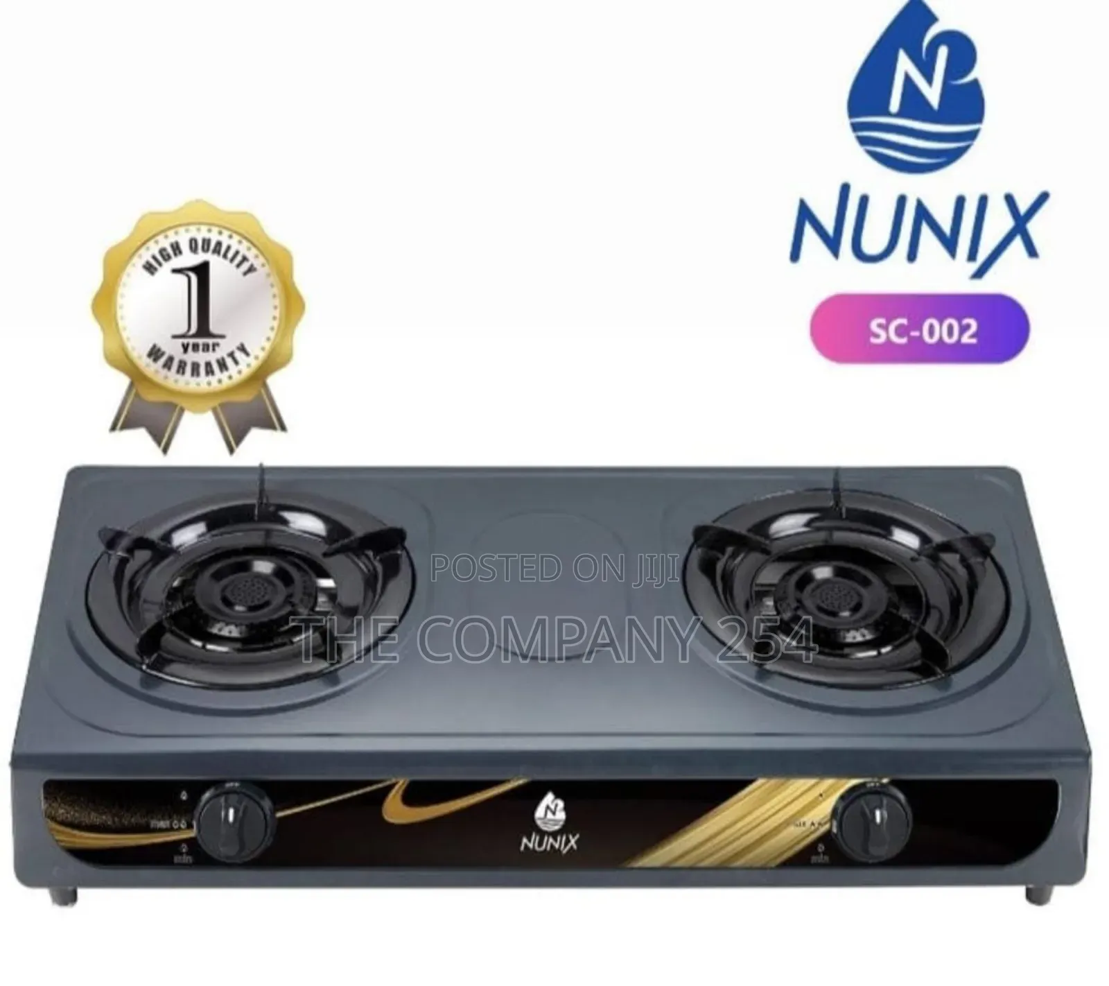 Nunix Stainless 2 Burner Cooker