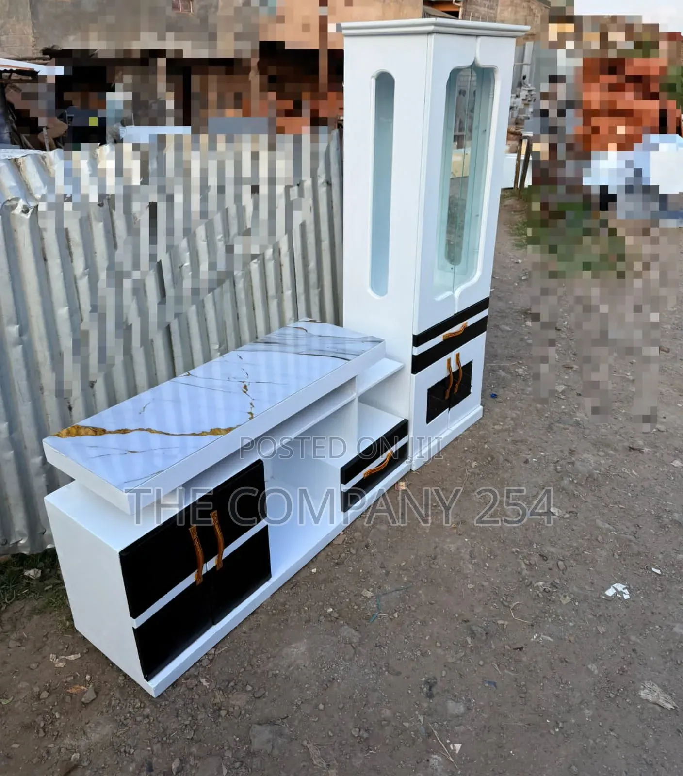 Tv Stand With Marble Top Cabinet