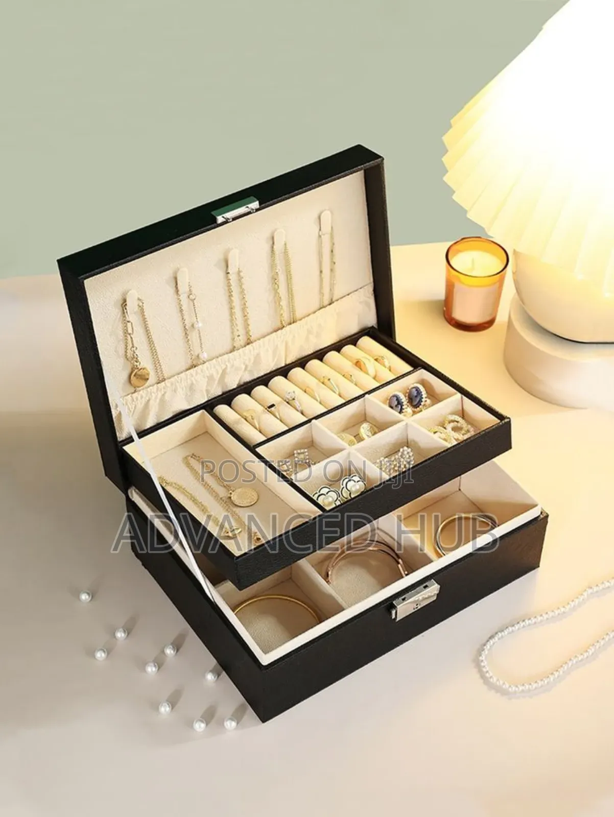 Exquisite Large Capacity Travel Jewelry Organizer