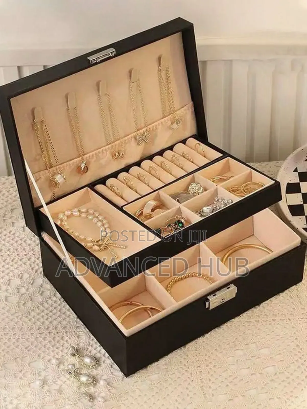 Exquisite Large Capacity Travel Jewelry Organizer