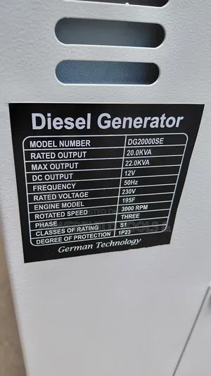 Pulsar 20/22kva Silent Diesel Generator Dual/Three Phase,Automatic.