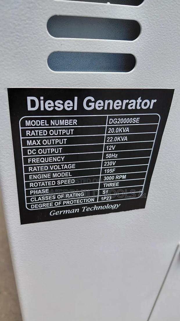 Pulsar 20/22kva Silent Diesel Generator Dual/Three Phase,Automatic. - thumbnail 4