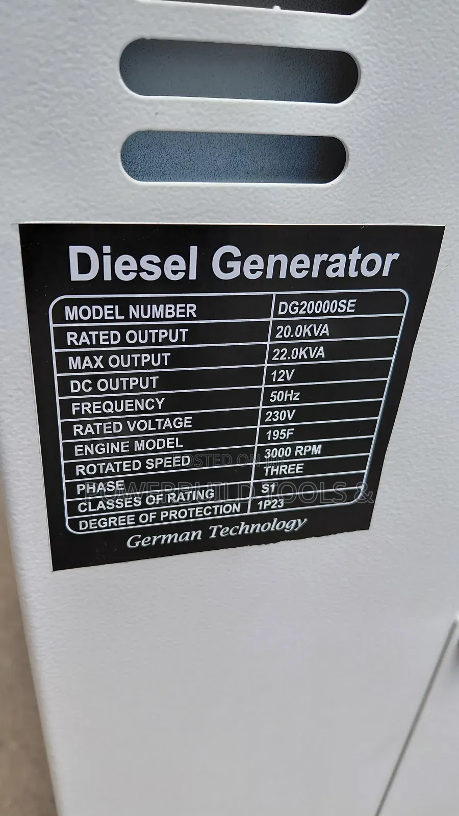Pulsar 20/22kva Silent Diesel Generator Dual/Three Phase,Automatic.