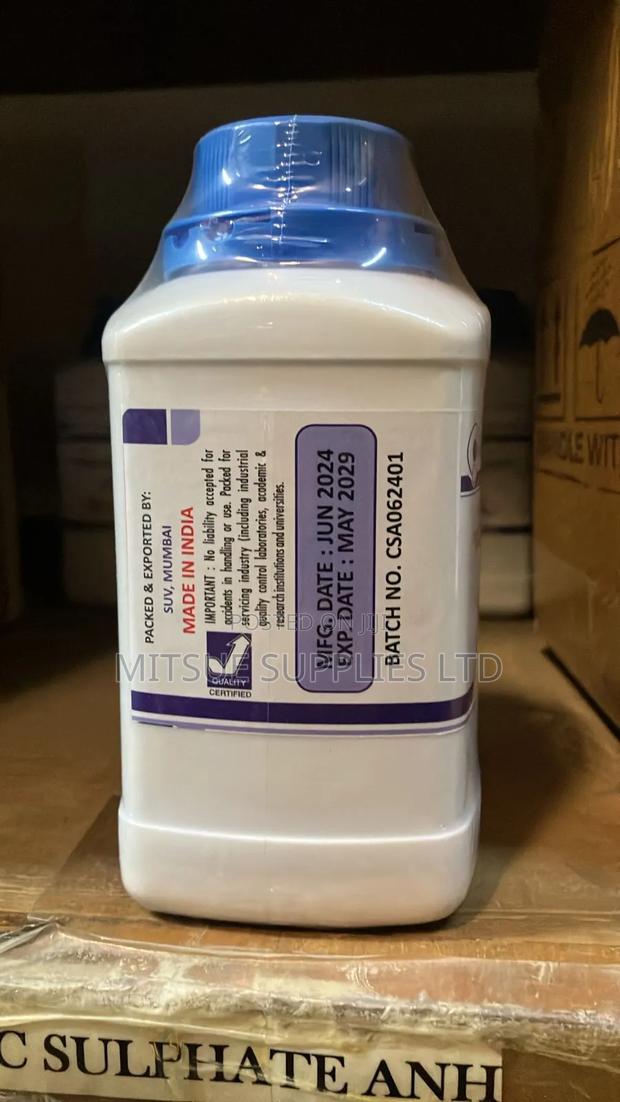 Cupric (Copper) Sulphate Anhydrous 500g For Lab And General Use - thumbnail 3