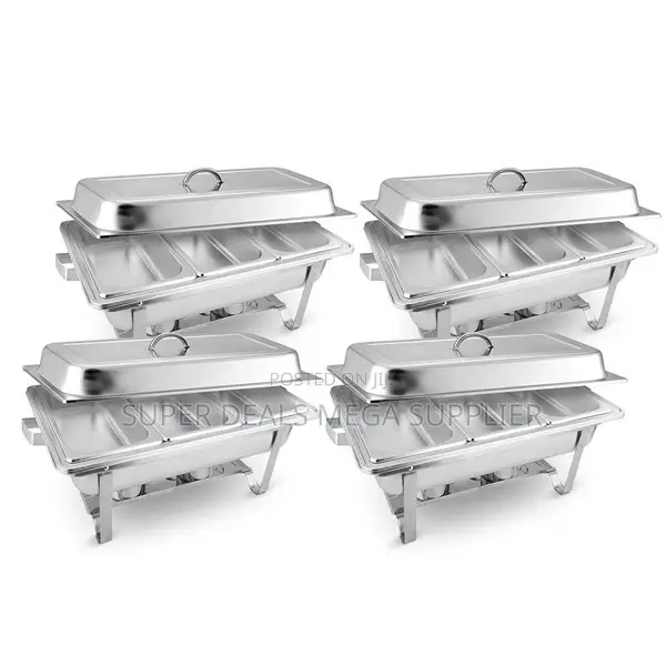 Stainless Steel Chafing Dish Buffet Set With Food Warmers