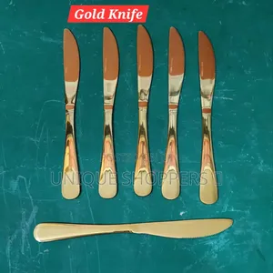 Gold Butter Knife a Set of 6