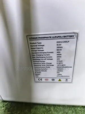 Eastman Solar 11.7kwh 200ah 48v Lithium Phosphate Battery