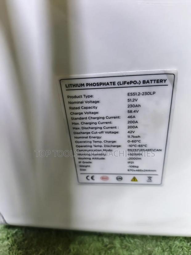 Eastman Solar 11.7kwh 200ah 48v Lithium Phosphate Battery - thumbnail 4