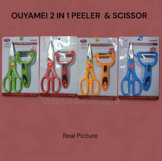 Ouyamei 2 in 1 Peeler Scissor Set Now Available