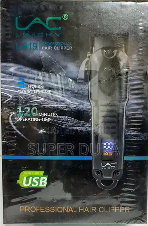 Quality Rechargeable/Cordless Shaver.Lac 919 Professional Hair Clipper