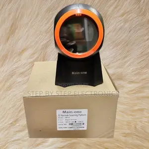 Professional 1d/2d Round Table Mount Barcode Scanner for Pos Systems