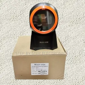 Hands-Free Fast Scan 1d/2d Barcode Scanner Round Table Mount Reader