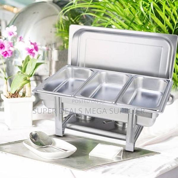 Complete Buffet Chafing Dish Set Stainless Steel With Warmers