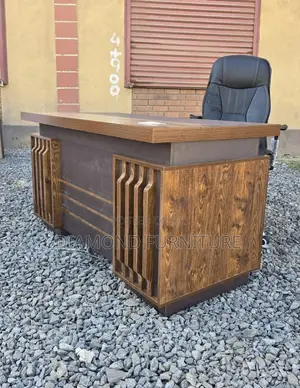 Office Furniture; {140cm} Durable Modern Executive Wooden Office Desk