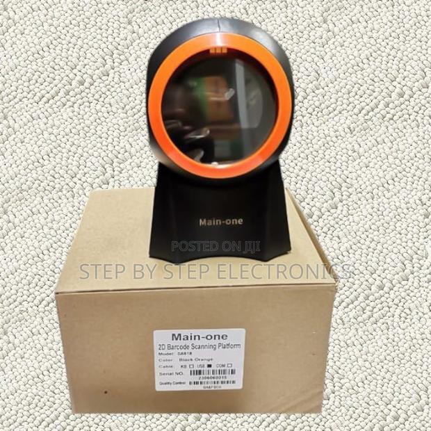 Efficient Round Table Mount 1d/2d Barcode Scanner Fast Scan