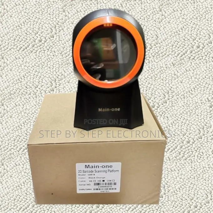 Efficient Round Table Mount 1d/2d Barcode Scanner Fast Scan