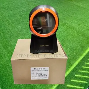 Quick Detection 1d/2d Round Table Mount Barcode Scanner Desktop