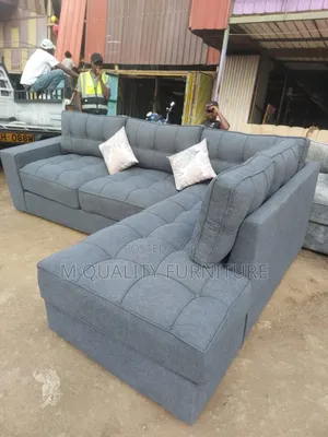 Dark Grey 6 Seater Corner Seat Sofa