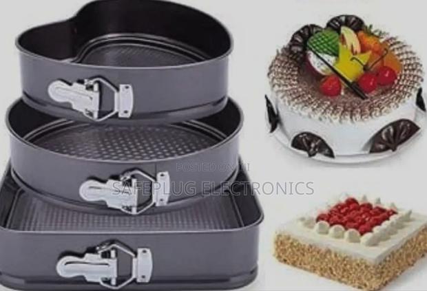 3 Shapes - Baking Tins Sets - Removable Non-Stick Bottom