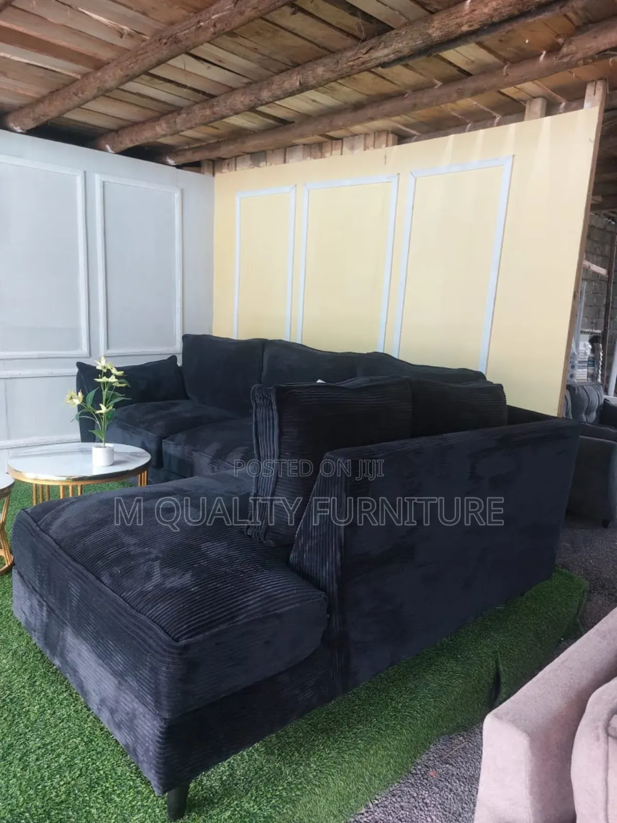 Black-6 Seater Design New Sofas