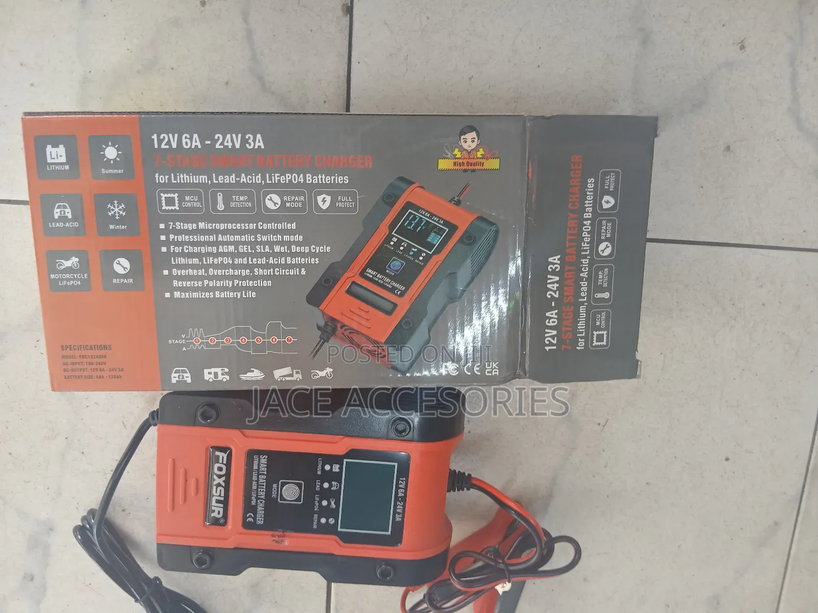 New Foxsur Universal Battery Charger