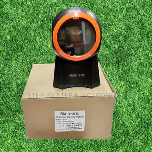 Usb Hands-Free Round Table Mount Barcode Scanner for Pos Retail Use