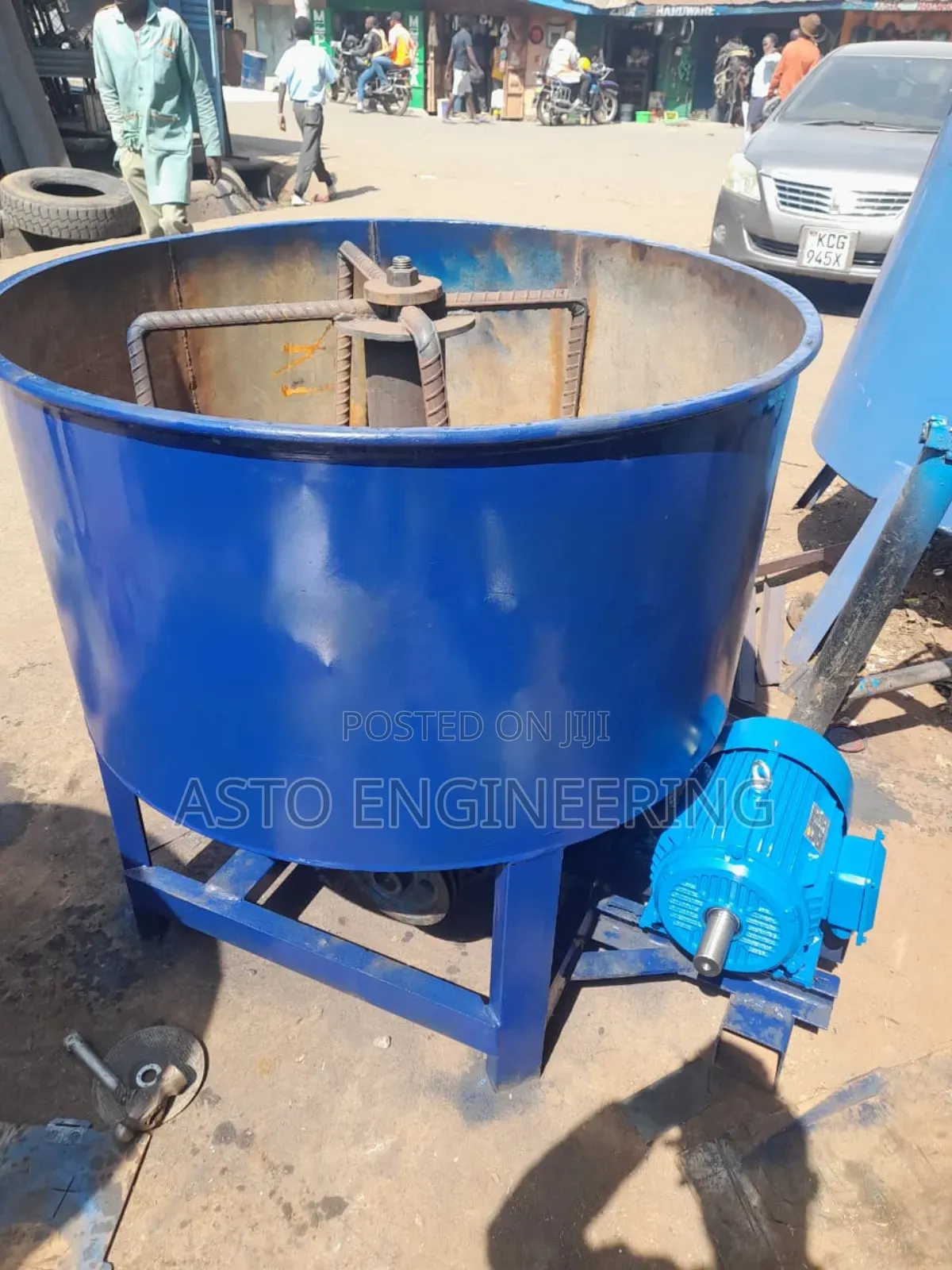 Pan Mixer Machine (250kgs/Batch)