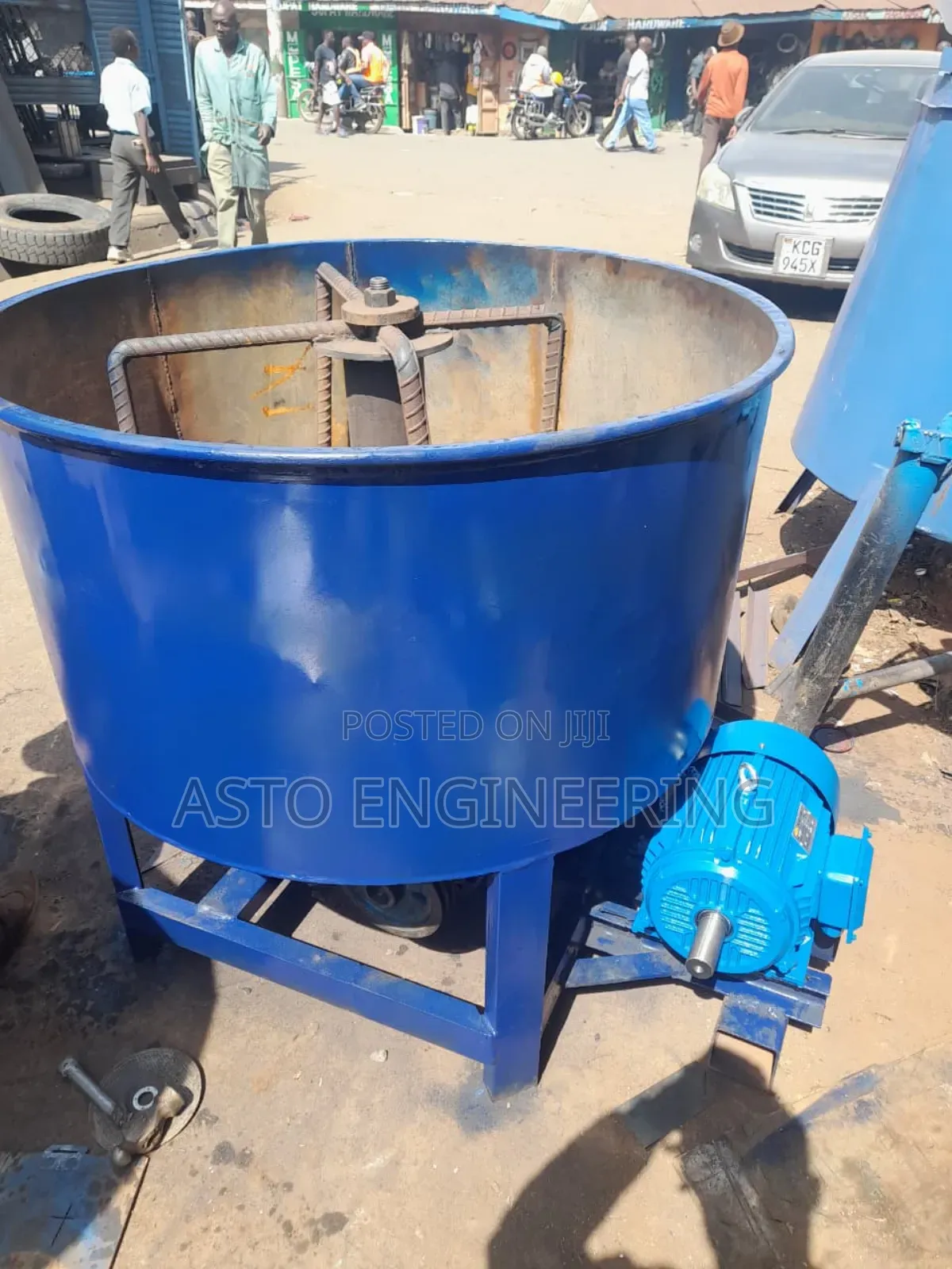Pan Mixer Machine (250kgs/Batch)