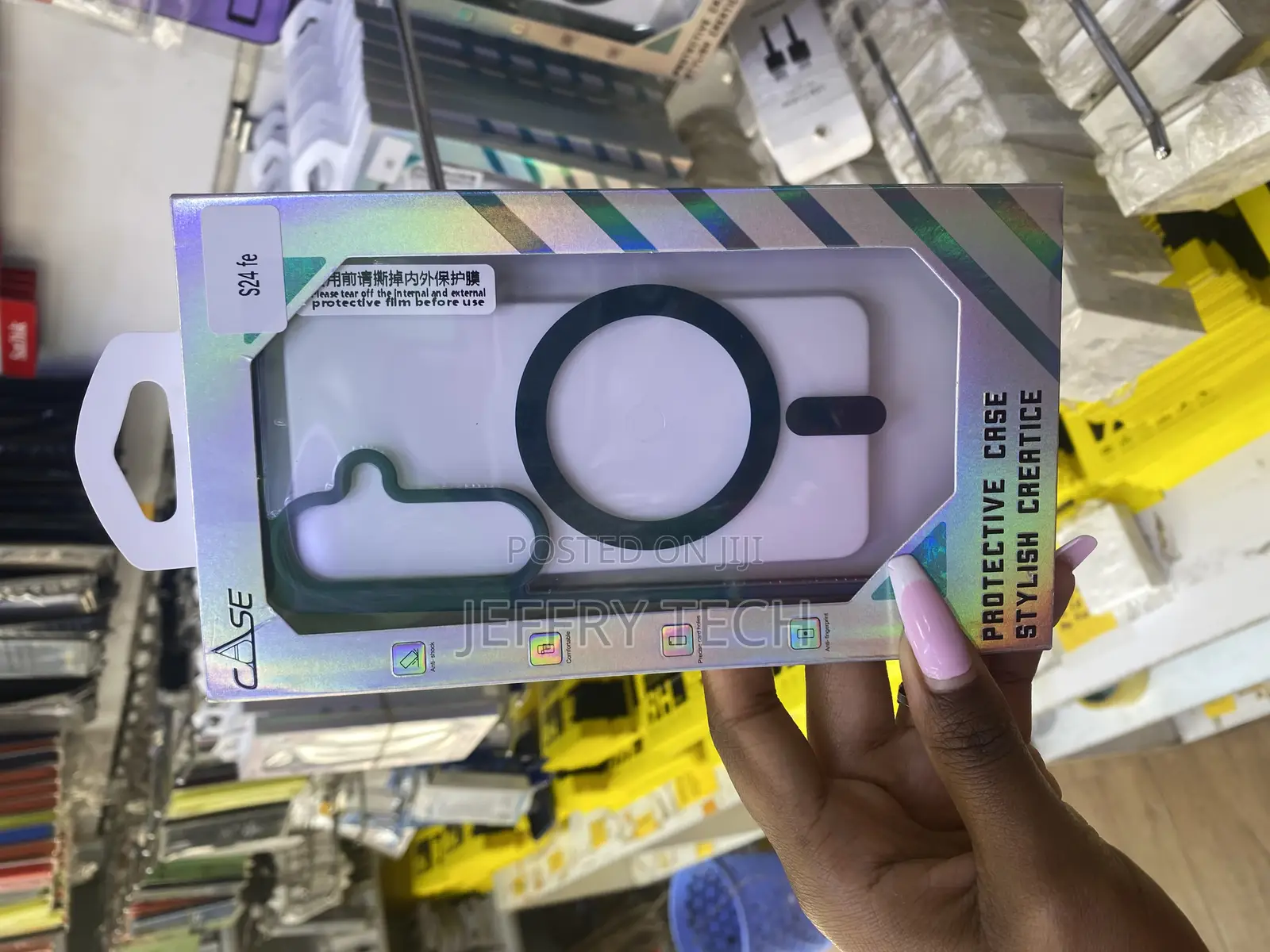 Coaxy Samsung Galaxy S24 Fe Magsafe Compatible Newskin Case -Green