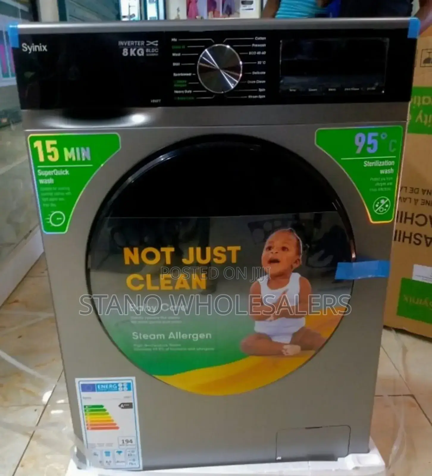 8kg Washing Machine Syinix